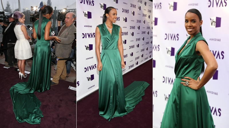 Illustration for article titled Hot Heels and Classy Cleavage at the VH1 Divas Event